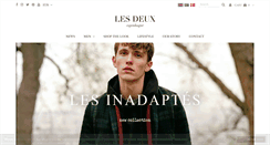 Desktop Screenshot of lesdeux.com