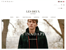 Tablet Screenshot of lesdeux.com