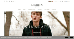 Desktop Screenshot of lesdeux.dk